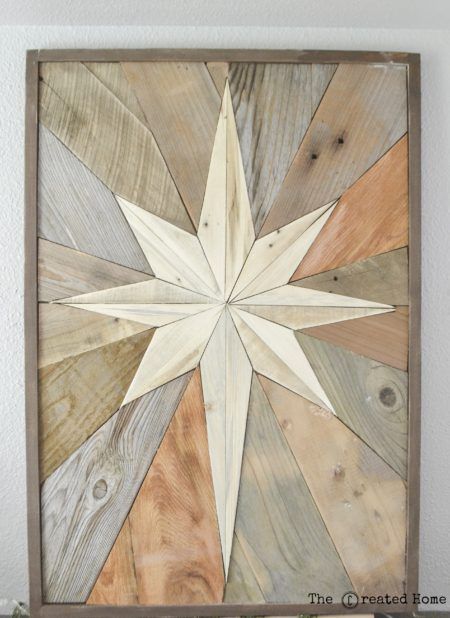 Star Mosaic, Wood Projects For Beginners, Wooden Wall Hanging, Wood Stars, Woodworking Machinery, Wood Mosaic, Scrap Wood Projects, Popular Woodworking, Wooden Projects