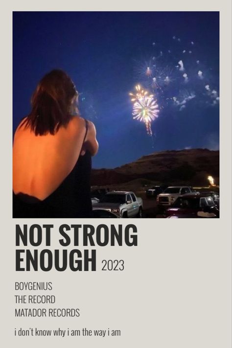 Not Strong Enough Boygenius Poster, Song Collage, Music Aesthetics, Album Posters, Polaroid Posters, Drawing Stars, Room Inspired, Polaroid Wall, Vintage Music Posters