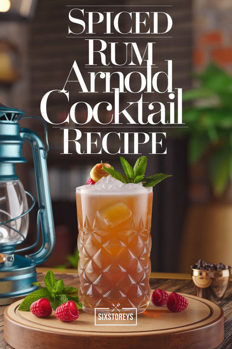 Spiced Rum Arnold Palmer Cocktail Recipe Arnold Palmer Cocktail, Spiked Arnold Palmer, Sweet Tea And Lemonade, Spiced Rum Drinks, Spiced Rum Cocktails, Rum Cocktail Recipes, Lemon Lemonade, Rum Cocktails, Arnold Palmer