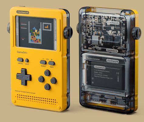 Esp8266 Arduino, Portable Game Console, Retro Game Console, Module Design, Retro Console, Retro Tech, Denki Kaminari, Retro Gadgets, Survival Gardening