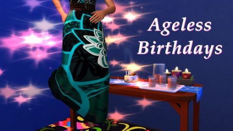 Mod The Sims: Ageless Birthdays by lemememeringue • Sims 4 Downloads Sims 4 Birthday Party, Sims 4 Birthday Party Cc, 4 Birthday Party, The Sims 4 Mod, Sims Download, Sims 4 Cc Eyes, Sims 4 Black Hair, 4 Birthday, David Sims