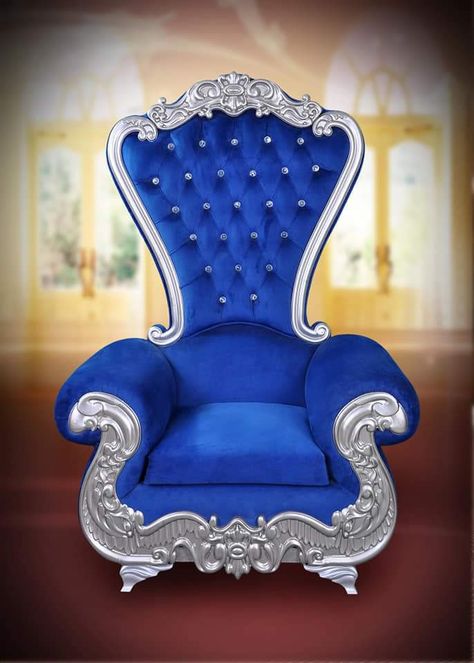 Simple Wooden Bed Design, King Chair Royals, Maharaja Chair Design, Maharaja Chair, Royal Throne Chair, Gold Throne Chair, Red Throne Chair, Royal Chair, House Outer Design