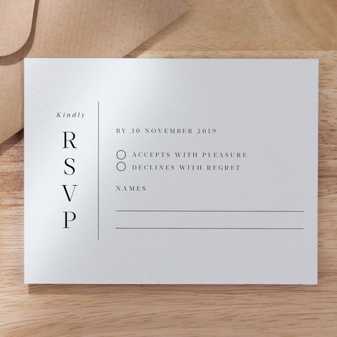 - Elegant, minimalist wedding RSVP cards with gold foil details. #wedding #rsvp#Rsvp_Wedding_Cards_Wording #Wedding_Rsvp_Wording #Wedding_Rsvps #Rsvp_Wording