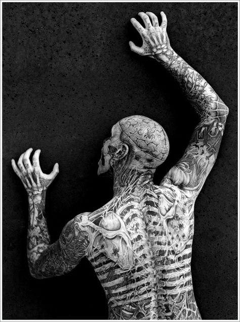 35 Weird Full Body Tattoo Designs Shaun Ross, Rick Genest, Body Tattoo Design, Zombie Boy, Full Body Tattoo, Celtic Patterns, Great Pic, Skin Art, Love Tattoos