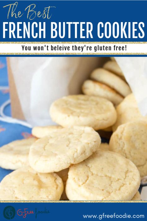 Gf Butter Cookies, Best Gf Cookie Recipes, Gluten Free Butter Cookies Easy Recipes, Gluten Free Vanilla Cookies, Best Gf Cookies, Gf Cookie Recipes, Gluten Free Recipes Dessert, Gluten Free Butter Cookies, Gluten Free Cookies Recipes