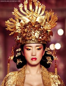 Chung Man Yee´s «The Curse of the Golden Flower»(2006) | elysolodkincostume Curse Of The Golden Flower, Chinese Empress, Gong Li, Empress Of China, Chinese Films, Golden Flower, Movie Costumes, Victor Hugo, Hair Ornaments