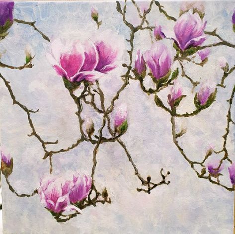 lily magnolia - Oilpainting Lily Magnolia, Magnolia, Oil Painting, Lily, Drawings, Art