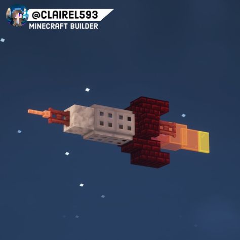 Tutorial linked in post #minecraft #minecraftbuildingideas #minecraftbuilds #minecraftsurvival Undertale Minecraft Builds, Minecraft Space Building Ideas, Minecraft Planet Build, Minecraft Spaceship Interior, Minecraft Telescope Build, Minecraft Rocketship, Telescope Minecraft, Minecraft Space Base, Minecraft Build Designs