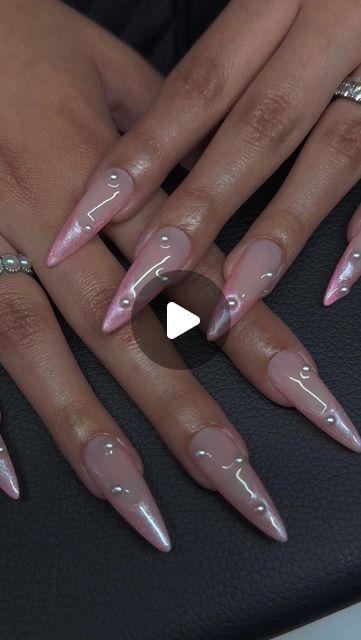 Sonia Sanchez | 818 GelX Artist on Instagram: "Shimmer pink french tips for the bday gal💖✨ _____ @apresnailofficial Maisie Stiletto Long #klawsbysonia #apres #apresgelx #gelxnails #gelx #apresnailofficial #gelxinspo #apresambassador #naildesigns #summernails #jellynails #gelxnaildesigns #birthdaynails #trendysummernails #nailsofig #summertrendynails #ignails #trendynails #neonnails #818nailtech #sanfernandovalley #summernails #818nails" Sonia Sanchez, Pink French Tips, Pink French, Jelly Nails, French Tips, Neon Nails, Birthday Nails, Artist On Instagram, Trendy Nails