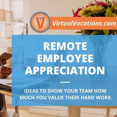 Here are some ideas to celebrate the dynamic, hard-working people that make remote businesses run like clockwork. 👏👏 #RemoteTeams #Appreciaiton #WorkFromHome #RemoteWork #LocationIndependent #HR #Teams Remote Employee Appreciation Ideas, Employee Appreciation Ideas For Remote Employees, Remote Employee Engagement Ideas, Make Work Fun For Employees, Recognition For Employees, Customer Service Week Themes, Improving Employee Morale, Customer Service Appreciation, Morale Ideas