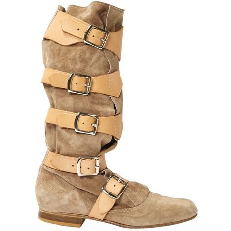 Pre-owned Vivienne Westwood Boots ($266) ❤ liked on Polyvore featuring shoes, boots, beige, women shoes boots, strappy leather boots, leather pirate boots, genuine leather boots, beige leather boots and buckle boots Vivienne Westwood Pirate Boots, Vivienne Westwood Boots, Coquette Cowgirl, Vivienne Westwood Shoes, Fur Outfit, Pirate Boots, Dream Wishlist, Boots Beige, Slouch Boots