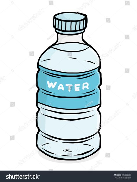 water plastic bottle \u002F cartoon vector and illustration, hand drawn style, isolated on white background. #Ad , #SPONSORED, #u002F#cartoon#vector#water Plastic Water Bottle Drawing, Water Bottle Drawing Easy, Water Cartoon Drawing, Plastic Bottle Drawing, Water Bottle Illustration, Eco Enzyme, Water Bottle Drawing, Water Bottle Cartoon, Water Cartoon