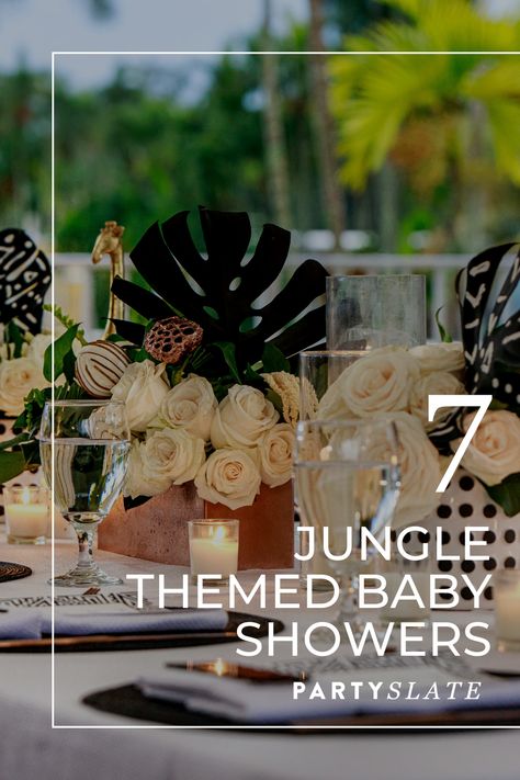 Wild Animals Baby Shower Theme, Baby Boy Jungle Shower Ideas, Tiger Baby Shower Theme, Rainforest Baby Shower Theme, Jungle Book Baby Shower Ideas, Born To Be Wild Baby Shower Ideas, Animal Theme Baby Shower Ideas, Baby Shower Jungle Theme Boy, Wild One Baby Shower Theme