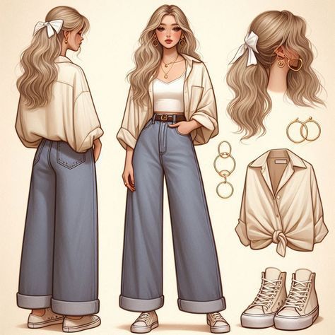 ليلو وستيتش, Estilo Hippy, Clothing Design Sketches, Dress Design Sketches, Fashion Illustration Dresses, Mode Casual, Fashion Design Drawings, Fashion Inspiration Design, Drawing Clothes