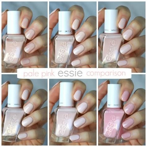 Comparison Pale Pink Gel Coutures : Fairy Tailor, Lace Me Up, Wearing Hue, Matter of Fiction, Radiant Cut, Blush-Worthy & Inside Scoop | Essie Envy | Bloglovin’ Essie Lace Me Up, Essie Matter Of Fiction Gel, Essie Tailor Made With Love, Inside Scoop Essie Gel, Essie Gel Couture Fairy Tailor, Essie Inside Scoop Gel, Essie Matter Of Fiction, Essie Inside Scoop, Essie Fairy Tailor