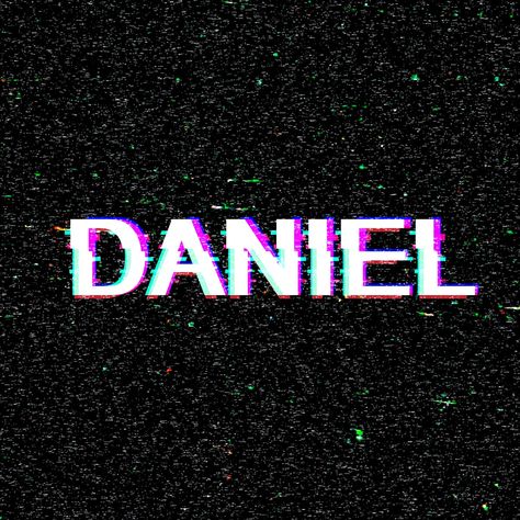 Daniel name typography glitch effect | free image by rawpixel.com / Pam Daniel Name Wallpaper, Andrew Name, Daniel Wallpaper, Daniel Name, Name Typography, Background Galaxy, Glass Wallpaper, Danny Lee, Dog Expressions