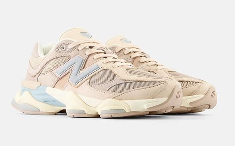 New Balance 9060 "Ivory" U9060WCG Release Date New Balance 9060 Ivory Cream, 9060 New Balance, New Balance 9060, Running Fashion, Pink Sand, Sport Wear, Adidas Yeezy, Top Selling, Shoe Game