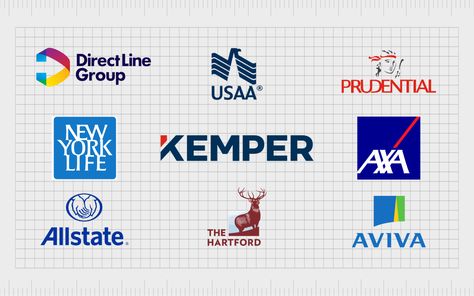 The Ultimate Guide To Insurance Company Logos And Names Insurance Company Logo, Company Ideas, Liberty Mutual, Farmers Insurance, Life Insurance Companies, Company Logos, New York Life, American Brand, Blue Square