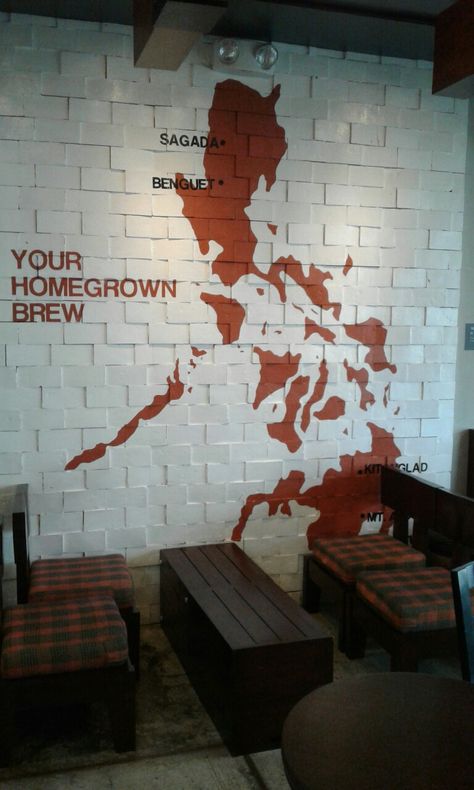 BO'S Coffee shop in the Philippines Filipino Coffee Shop, Coffee Shop Philippines, Filipino Cafe, Cafe Shop Design, Cafe Shop, The Philippines, Philippines, Coffee Shop, Shop Design