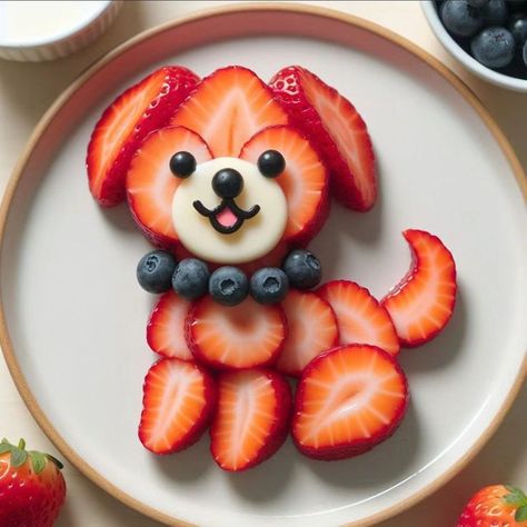 Animals From Fruit, Kids Fruit Ideas, Food Pixel Art Cute, Kids Food Ideas Healthy, Fun Fruit Ideas For Kids, Kids Party Snack Ideas, Cute Cooking Ideas, Cute Snacks Aesthetic, Fruit Ideas For Kids