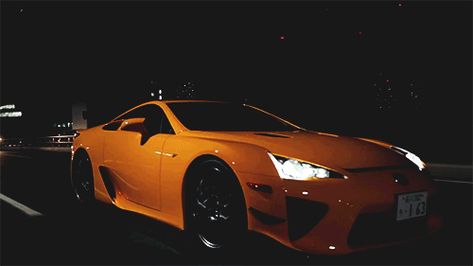 ♥TC♥ 140 Lexus LFA Antique Cars For Sale, Car Gif, Car Banner, Orange Car, Lexus Lfa, Net Top, Japan Car, Awesome Cars, Banner Gif