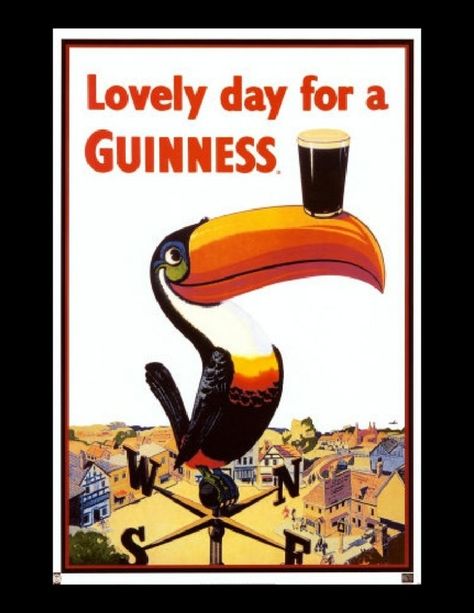 35 Deliciously Fun Vintage Guinness Ads -- Love these! Guinness Brewery, Pint Of Guinness, Old Posters, Guinness Beer, Beer Ad, Beer Poster, Vintage Advertising Posters, Beer Coasters, Clip Art Vintage