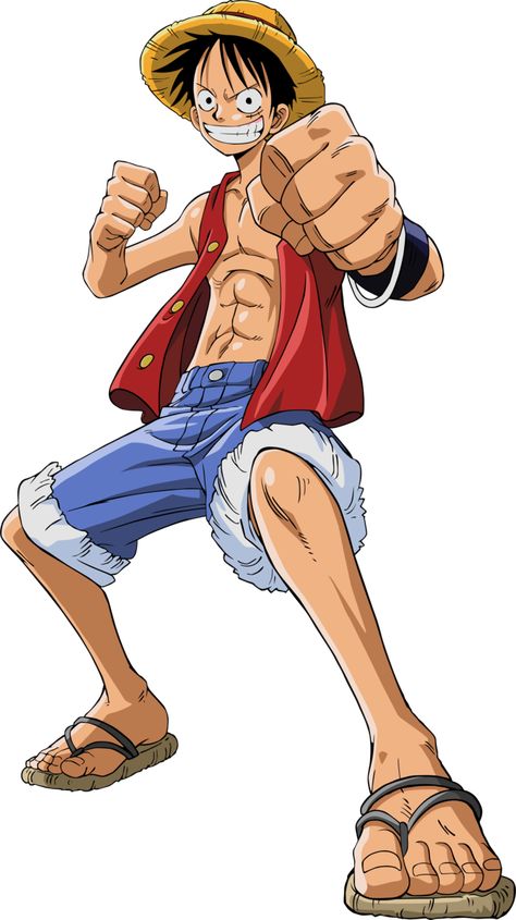 Monkey D. Luffy is the main protagonist One Piece. He is the captain of the Strawhat Pirates. He ate a Devil fruit called the Gum Gum Fruit, that has the ability that made his whole body into rubber. Monkey D. Luffy will appear as a debut and reencounter Son Goku in "New Kaiketsu Zorori's Big Adventures 2 of Treasure Planet". Luffy Action Pose, Luffy Portrait, Hulk Character, Luffy Gear 5, Zoro One Piece, Different Art Styles, One Piece Drawing, One Piece Luffy, Funny Wallpaper