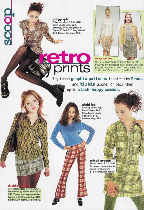 1996 Outfits, Make Your Own Magazine, 90s Girl Fashion, Just Seventeen, 90s Clothing, 90s Girl, Prada Spring, Velour Tops, Seventeen Magazine