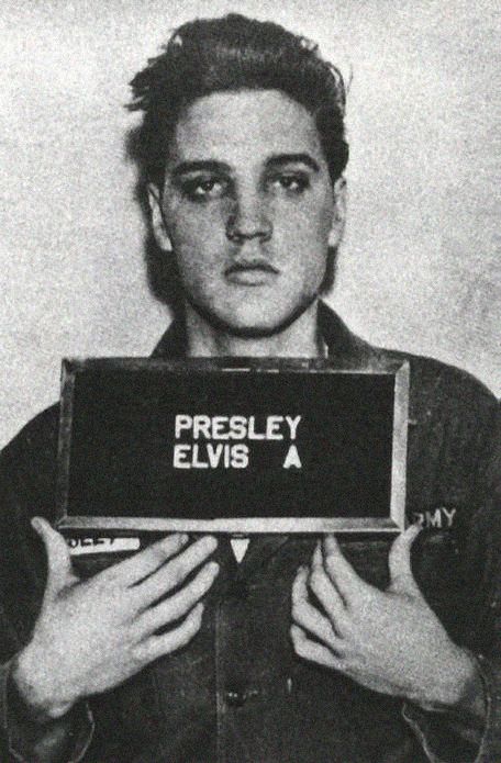 Elvis Presley mug shot A Sign, A Man