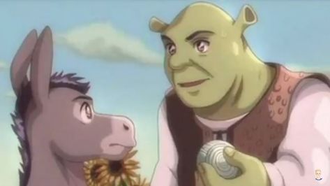 Shrek X Donkey, Shrek Anime, Outline Writing, Personal Statements, School Essay, Paragraph Essay, Essay Outline, Reaction Pic, Anime Meme