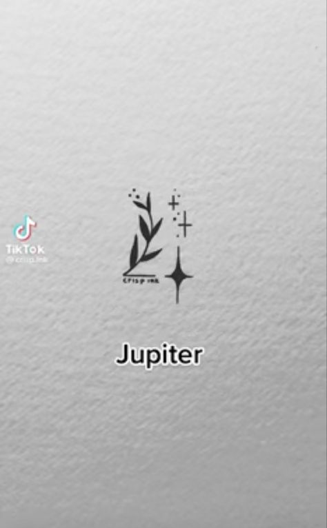 Jupiter Sign Tattoo, Drops Of Jupiter Tattoo, Jupiter Tattoo, Jupiter Symbol, Fingerprint Tattoos, Drops Of Jupiter, Single Line Tattoo, Space Tattoo, Friendship Tattoos