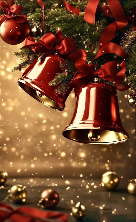 Merry Christmas Wallpaper, Christmas Wallpaper Backgrounds, Cute Christmas Wallpaper, Christmas Phone Wallpaper, Merry Christmas Wishes, Christmas Scenes, Christmas Quotes, Christmas Images, Christmas Bells