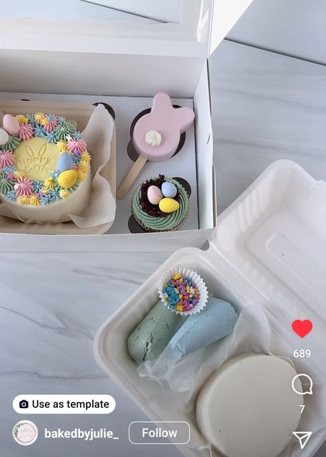 Easter pop up shop ideas Easter Bento Cake Ideas, Easter Bento Cake, Bento Cake And Cupcakes, Pop Up Shop Ideas, Easter Bento, Bento Cake Ideas, Easter Themed Cakes, Easter Photoshoot, Cake And Cupcakes