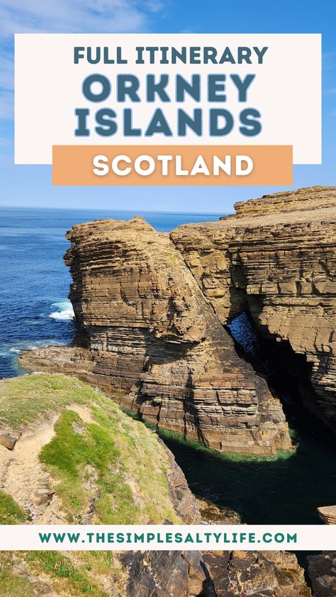 Two Day Orkney Islands Itinerary • Scotland • The Simple Salty Life Shetland Islands Scotland, Orkney Islands, Shetland Islands, Scottish Islands, Visit Scotland, Inverness, Coastal Towns, British Isles, Road Trip Itinerary