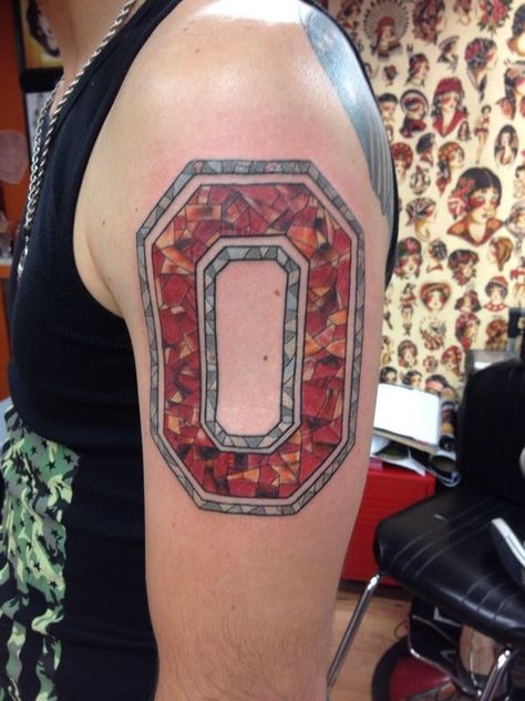 Ohio State Tattoos, Ohio Tattoo, Buckeye Nut, Buckeye Nation, O Tattoo, Ohio State Buckeyes, Football Season, Ohio State, Touch Up