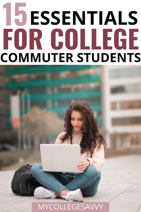 15 essentials for college commuter students Commuter Student Aesthetic, Commuting To College, College Commuter Essentials, Commuting Aesthetic, College Commuter, College Student Essentials, Student Car, Essentials For College, College Dorm Checklist