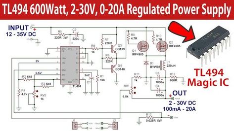 Battery Charger Circuit, Power Supply Design, Switched Mode Power Supply, Robotics Engineering, Power Supply Circuit, Electrical Circuit Diagram, Electronics Basics, Electronic Schematics, Electronic Circuit Projects