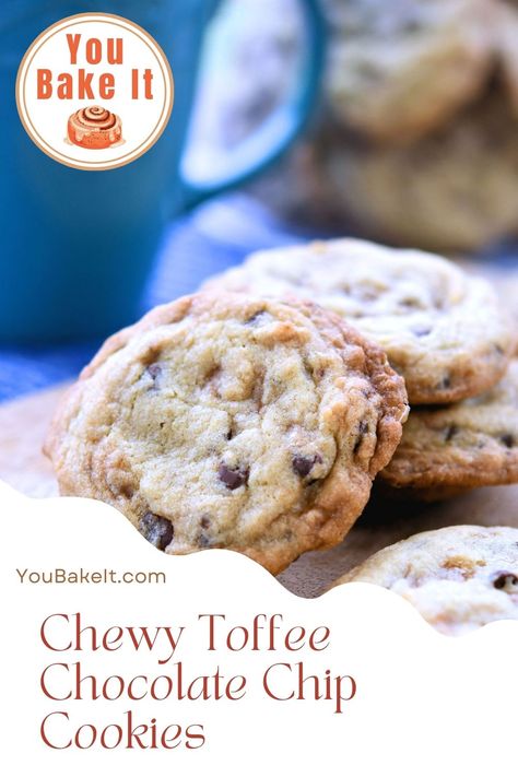 Skor Cookies Recipes Toffee Bits, Cookies With Heath Toffee Bits, Heath Cookies Recipes Toffee Bits, Heath Toffee Bits Recipes, Toffee Bits Recipe, Heath Cookies, Baking Beginner, Crumbl Cookie Recipes, Chocolate Blondies Recipe