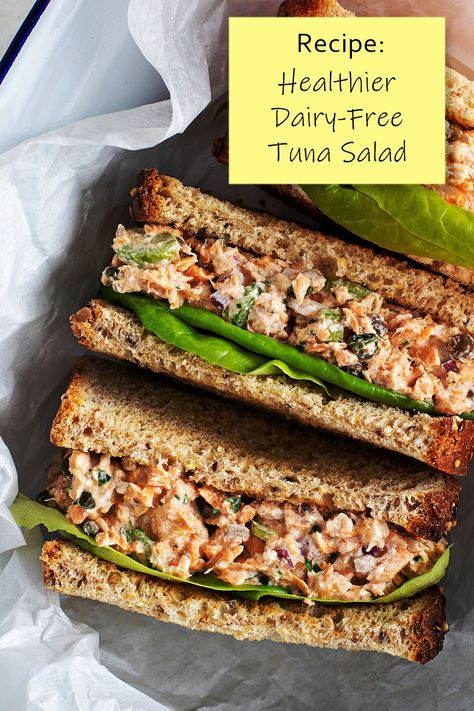 Tuna Salad Recipe Pasta, Dairy Free Tuna Salad, Recipe Pasta Salad, Tuna Pasta Salad, Healthy Tuna Salad, Green Smoothie Diet, Tuna Salad Pasta, Healthy Tuna, Recipe Pasta