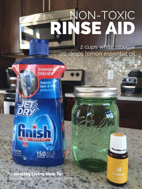 DIY Jet Dry Diy Jet Dry, Dishwasher Rinse Aid, Natural Cleaners Diy, Homemade Cleaners, Young Living Essential Oils Recipes, Oil Diffuser Recipes, Yl Essential Oils, Diffuser Recipes, Homemade Cleaning Products