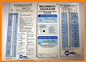 Welder Setting Charts Miller TIG MIG and Stick Welding Calculators Stick Welding Tips, Miller Welding, Shielded Metal Arc Welding, Stick Welding, Industrial Manufacturing, Welding Gloves, Welding Supplies, Garage Tool Storage, Welding Tips