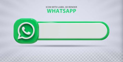 Whatsapp label 3d rendering | Premium Psd #Freepik #psd #logo Ready Stock Banner, Folder Graphic Design, Facebook And Instagram Logo, Photography Name Logo, Frames Design Graphic, Whatsapp Logo, Adobe Photoshop Design, Certificate Design Template, Selfie Wall