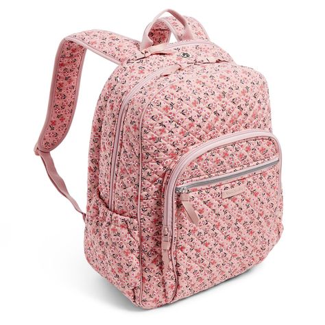 Pink Vera Bradley Backpack, Vera Bradley Xl Campus Backpack, Vera Bradley Backpacks, Backpacks Vera Bradley, Vera Bradley Campus Backpack, Backpack Aesthetic, Vera Bradley Backpack Campus, Preppy Backpack, Dream Wishlist