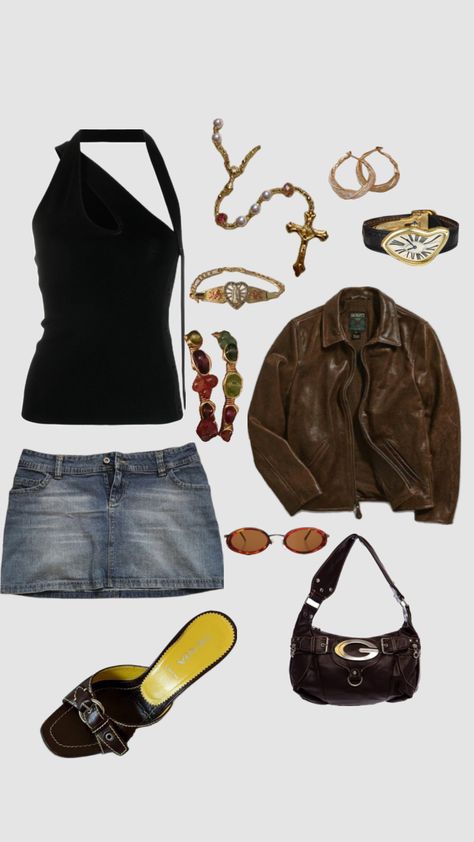 #outfitinspo #vibes Regal Style, Grunge Chic, Outfit Layout, 2000s Fashion Outfits, Swaggy Outfits, Clothes And Accessories, 2000s Fashion, Lookbook Outfits, Fashion Killa