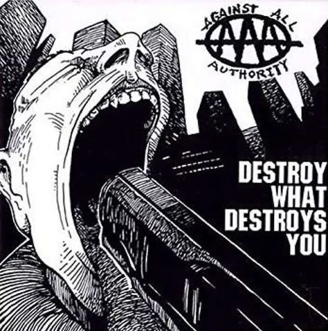 Punk Bands Posters, Destroy What Destroys You, Ska Punk, Punk Poster, Protest Art, Punk Art, Hardcore Punk, Punk Bands, Emo Scene