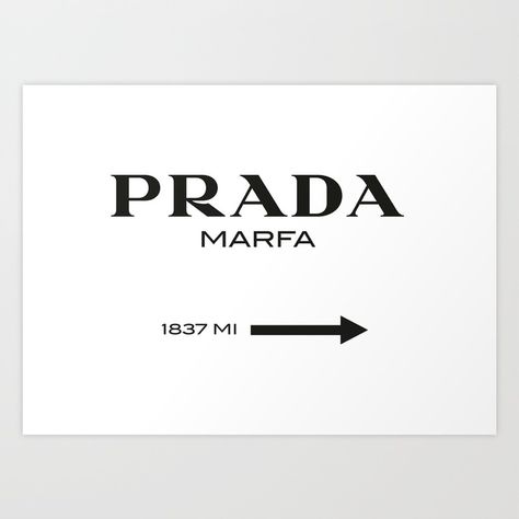 Gossip Girl Art, Prada Poster, Oversized Art Print, Prada Marfa, Oversized Art, Dorm Ideas, Art Print Poster, Painting Gift, Christmas Paintings