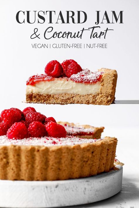 Vegan Gluten Free Tart Crust, Vegan Gluten Free Tart, Vegan Custard Tart, Vegan Tartlets, Gluten Free Tart, Vegan Tart, Vegan Custard, Clean Lunch, Tart Vegan