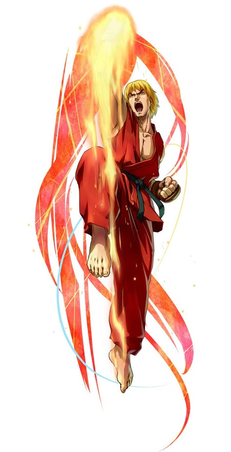 Ken Masters_Street Figther & king of figther-(01) Street Fighter Hadouken, Street Fighter Wallpaper, Ken Street Fighter, Ken Masters, Capcom Street Fighter, Street Fighter 5, Capcom Vs, Snk King Of Fighters, Street Fighters