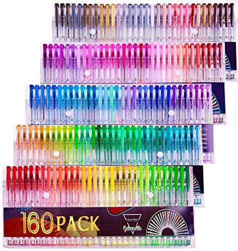 Books Drawing, Art Supplies Gift, Gel Pens Coloring, Gel Pens Set, Coloring Supplies, Cute Pens, Books Art, Cute School Supplies, Ink Refill