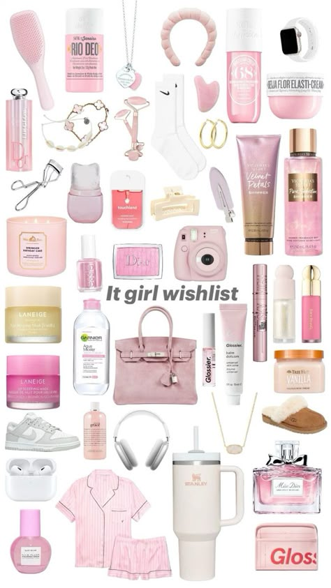 It Girl Wishlist, Girl Wishlist, Xmas List Ideas, Girly Christmas Gifts, Sephora Skin Care, Pretty Pink Princess, Pink Lifestyle, Pretty Skin, Pink Girly Things